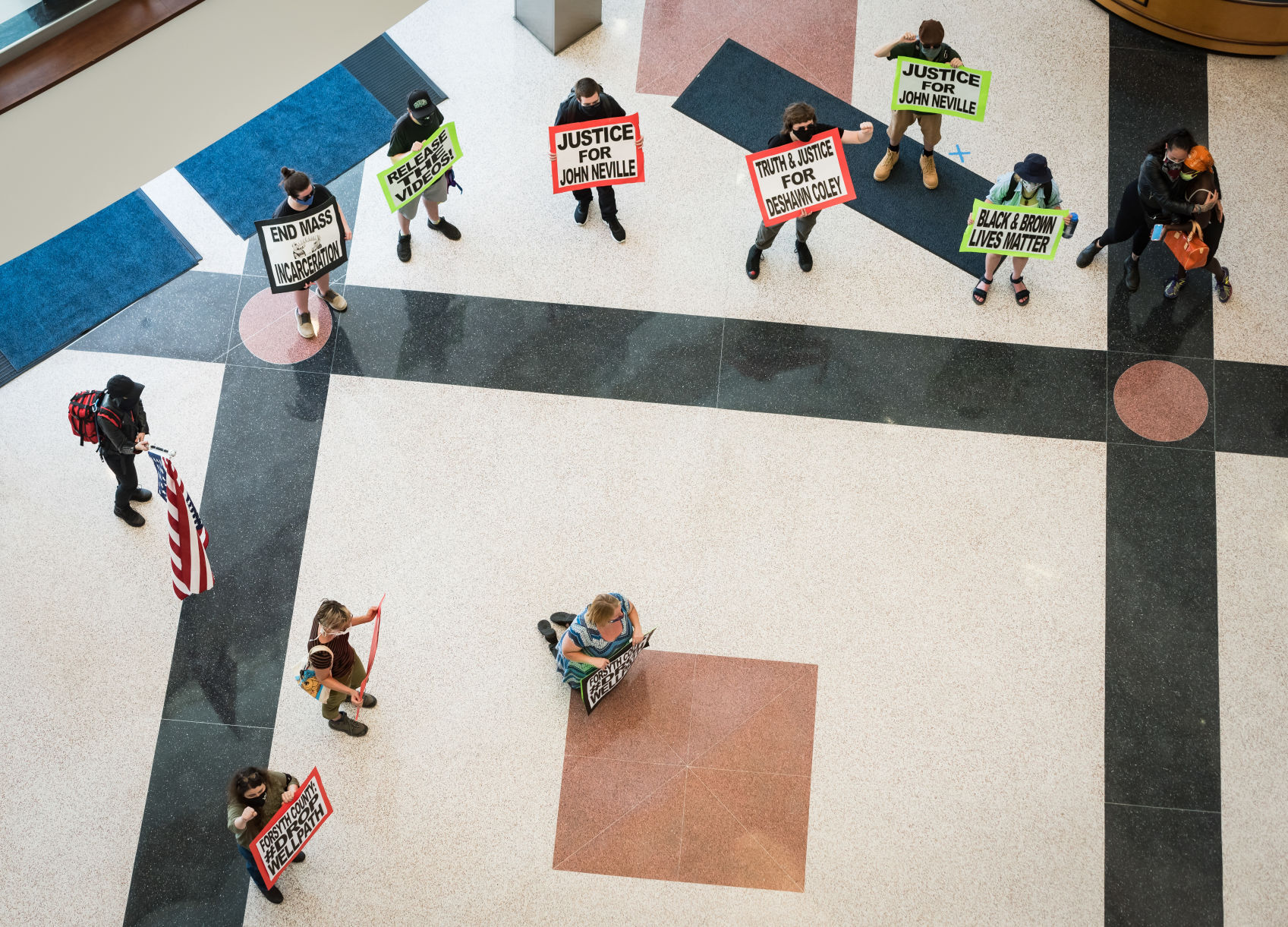 Black Lives Matter protest for John Neville